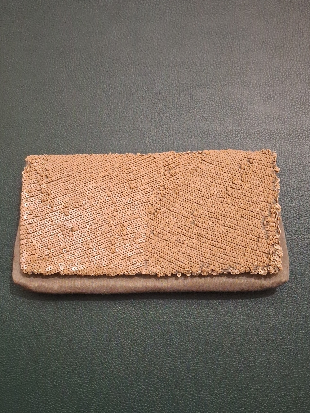Chan Luu Sequined Fold-Over Clutch Bag in Rose Gold - Women Accessories_1